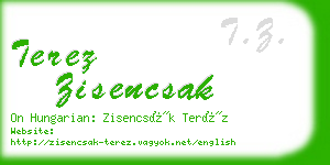 terez zisencsak business card